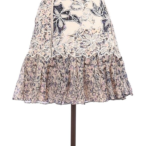 Kobi Halperin NWT Tegan Floral Fit-&-Flare Spring Skirt Navy Ivory Blush… - Picture 7 of 14